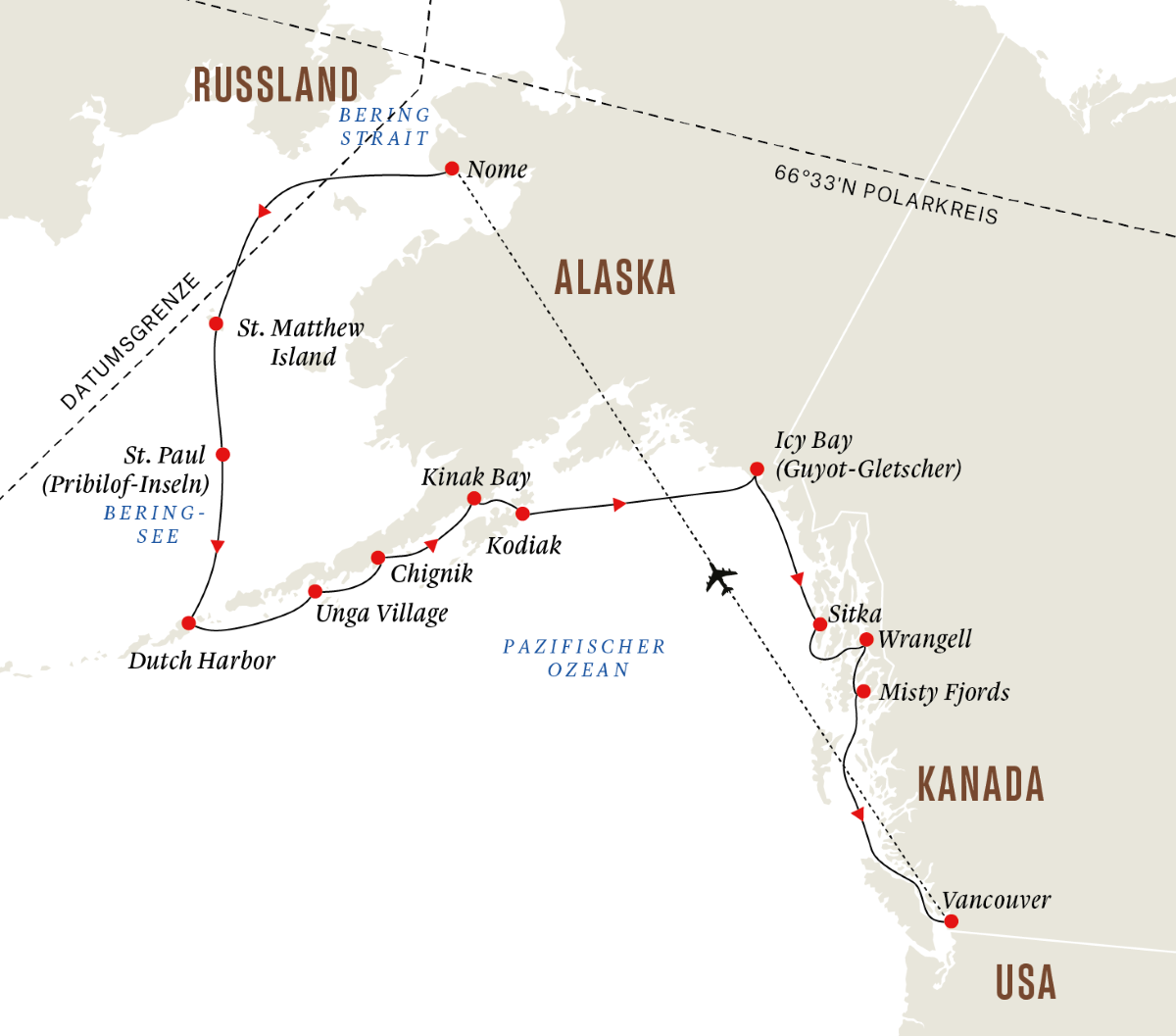 Alaska Und Kanada Aleuten Baren Und Die Inside Passage Kurs Sud Seereise Juli 2022 Hurtigruten Expeditions